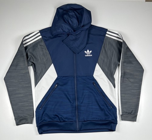 Adidas giacca vento blu - giacca,