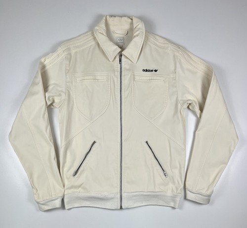 Giacca vento adidas bianco - giacca,