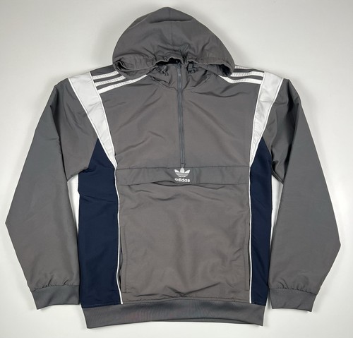 Adidas giacca vento grigio - adidas,
